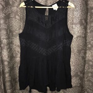 Knox Rose Sleeveless black top